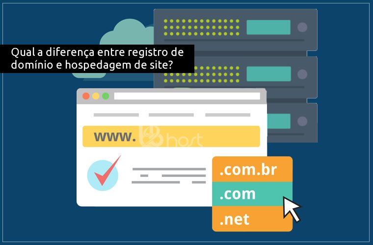 Blog B2B Host | Registro e Hospedagem de Domínios - Qual é a diferença entre registro de domínio e hospedagem de site?